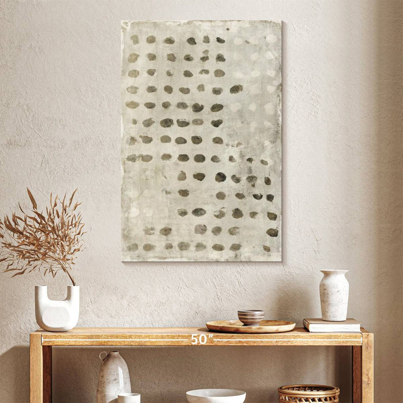 Textured Dot Grid, 39" H x 26" W