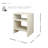 Layne Nightstand With 2 Open Shelves