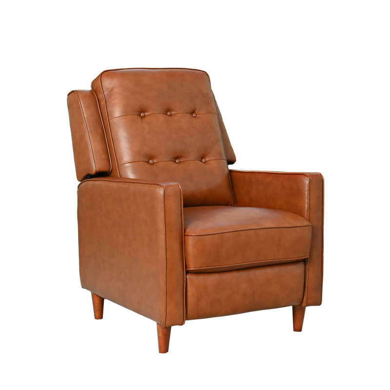 Recliner, Camel Top Grain Leather