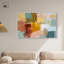 «Sunset Masonry I», reproduction d'art sur toile par Art Remedy, cadre blanc, 45 x 30-1936765715-1936765719