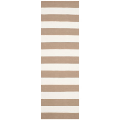 Dirit Hand Woven Cotton Striped Rug