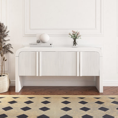 63''X15'' High Quality MDF Storage Accent Cabinet With 4 Doors