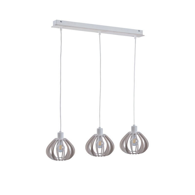 Parma 3 - Light Kitchen Island Pendant, White