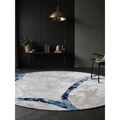 Tapis gris lavable à la machine