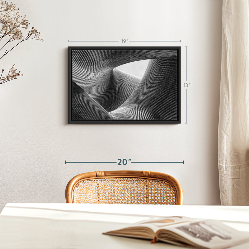 Winding Lines Canvas Print, 13" H x 19" W