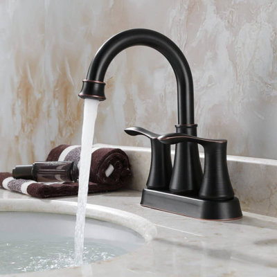 Robinet de salle de bain à centre