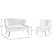 Euclid 3 - Piece Velvet Living Room Set