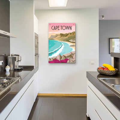 «Cape Town South America» par Omar Escalante, art mural en verre acrylique