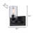 Cusack Dimmable Vanity Light