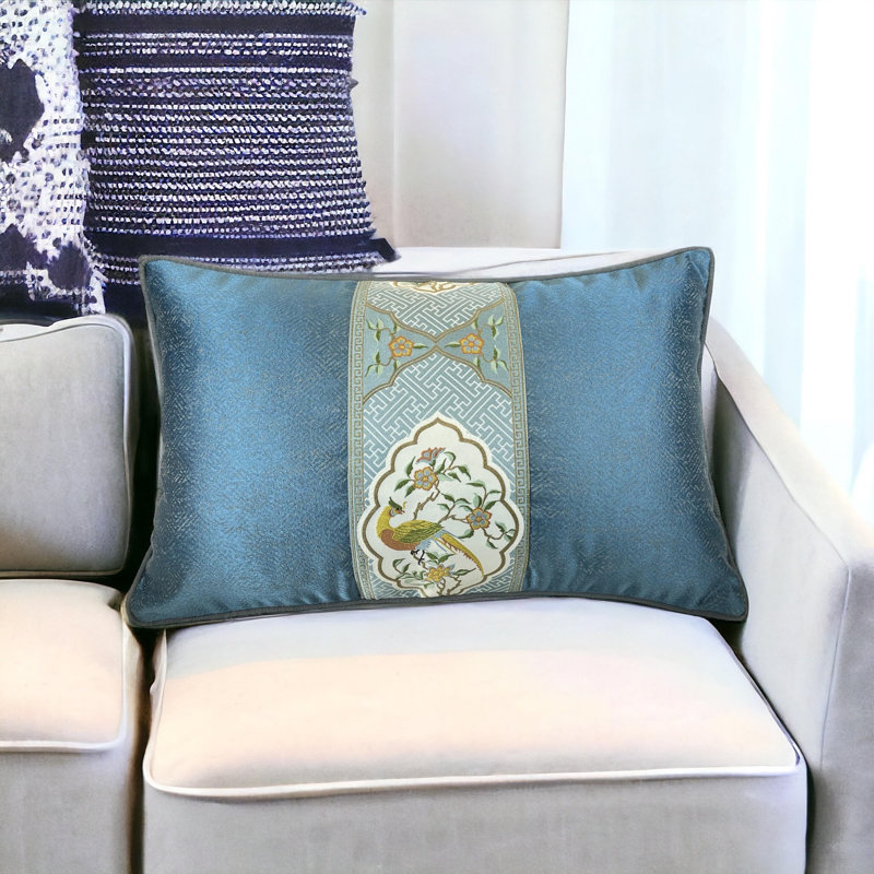 Housse de coussin réversible à imprimé animal