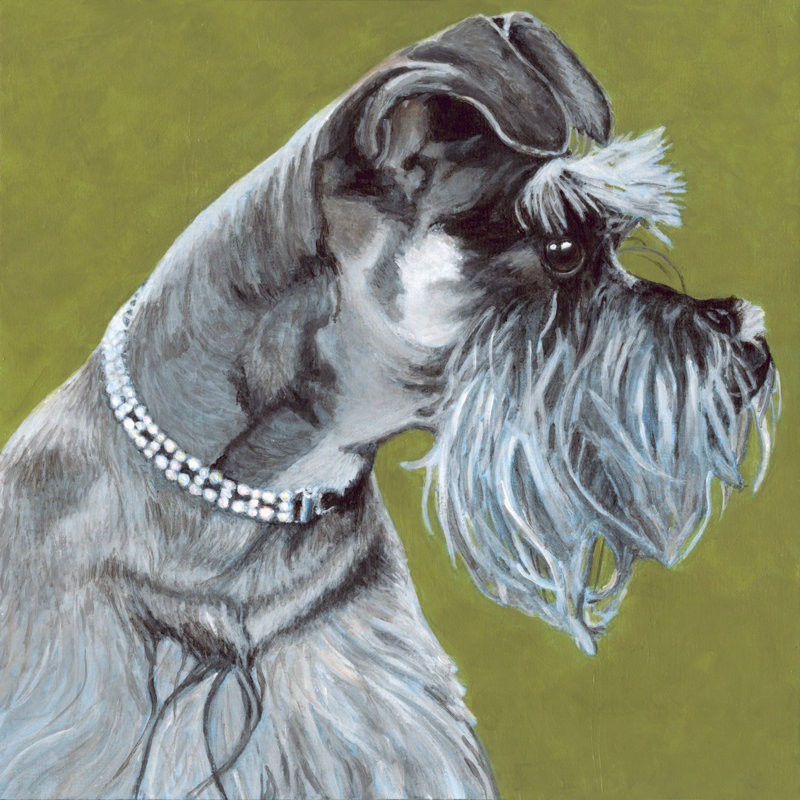 " Dlynns Dogs - Zoee ", 12" H x 12" W x 1.25" D