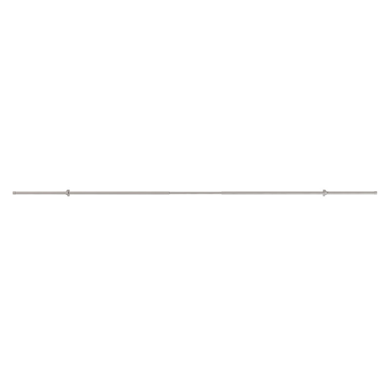 Tringle à rideaux 1 po Fenway, H 1,25 po x l 84 po x P 1,25 po, Argent