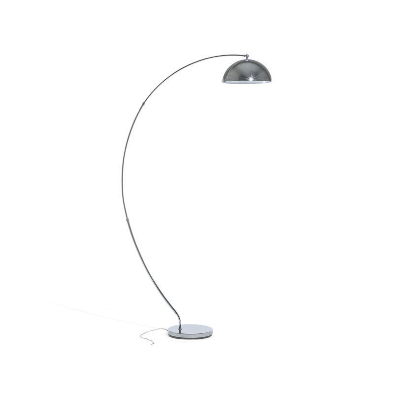 Allendale 188cm Silver Arched Floor Lamp