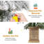 Arbre de Noël articulé artificiel 2 pi 6 pi The Holiday Aisle® 2PCS avec 589 extrémités de branches floquées