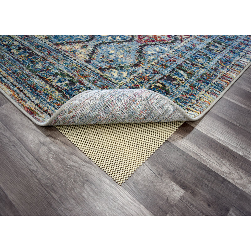 Tapis bleu / beige Kauffman, Rectangle 2 pi 2 po x 4 pi 0 po