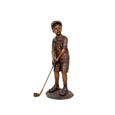 Bronze Garden Statue