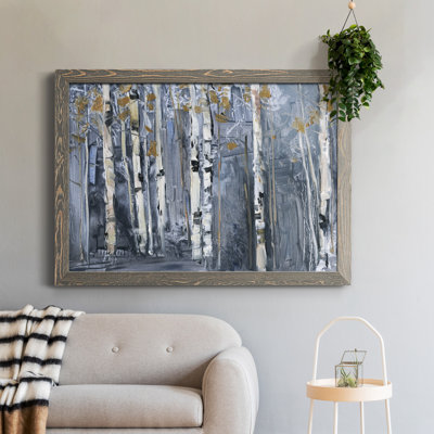 " Modern Birch " Painting Print