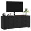 Meuble télé avec support, meuble télé 9 tiroirs en bois avec réglage pour téléviseurs de 32 à 85 po, grand meuble multimédia pour salon, chambre à coucher