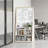Okeysen BIFMA-certified 75.2" Triangular Mobile Double-Sided Whiteboard & Bulletin Board