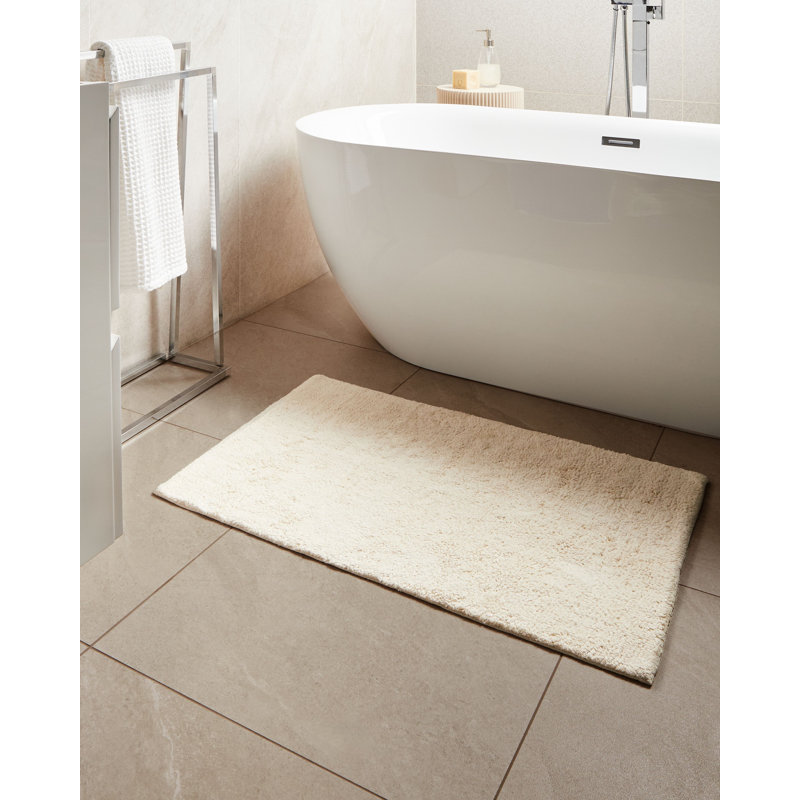 Cotton Bath Mat, White
