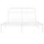 Vidaxl Bed Frame with Metal Headboard-101310380-101310379