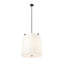 Luminaire suspendu 5 lumières Kohlman en nickel brossé-1765329390