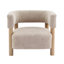 Fauteuil d'appoint rembourré Boucle
