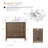 Caldwell 36" Single Sink Freestanding Bathroom Vanity with Engineered Marble Top-107663149-107663166-122918897
