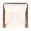 Ensemble de 2 chaises club Perla, crème