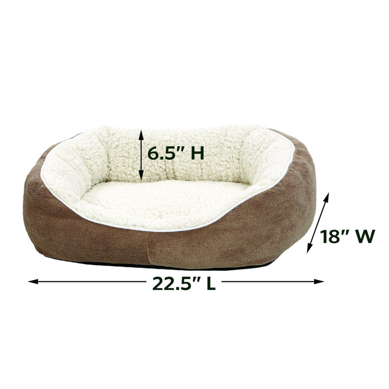 Lit douillet Mid-West Quiet Time, Moyen (l 30,5 po x P 23,5 po x H 7 po), Taupe