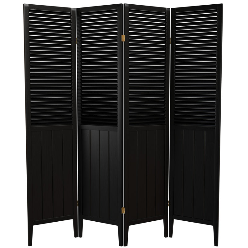Cloison pliante Sanson, 4, Noir
