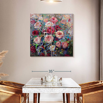 Harnek roses en fleurs