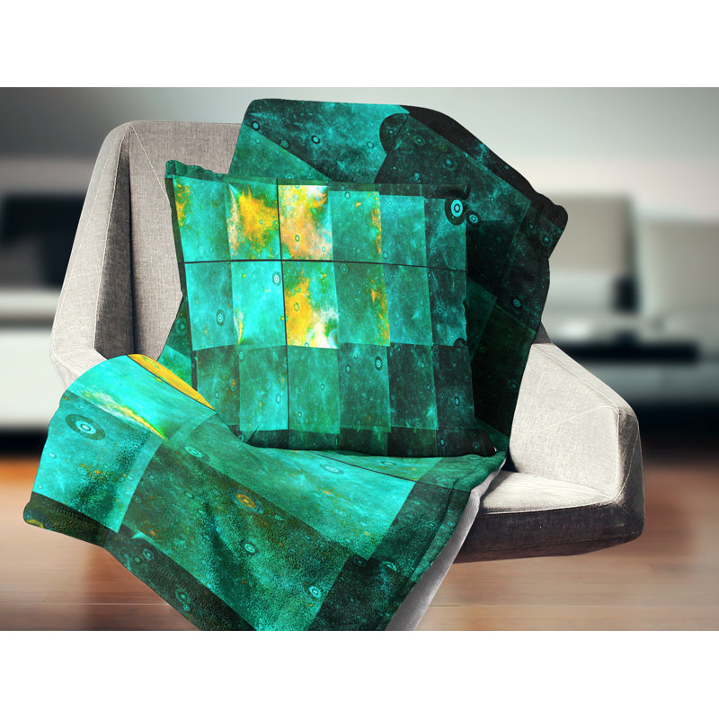 Astrological Space Map - Abstract Printed Pillow, 18" x 18", Throw Pillow