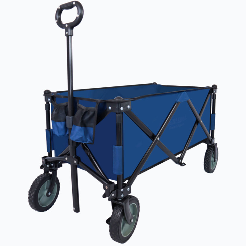 Chariots de jardin robustes, H 34,5 po x l 38 po x P 21,5 po, Noir