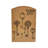Manufactured Wood Wall Organizer with Key Hooks