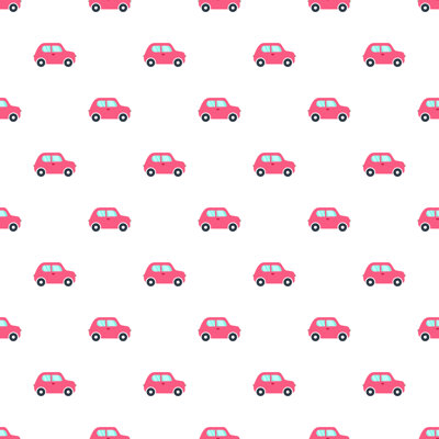 Desheena " Pink Cartoon Car "