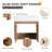 Samir 24'' Single Wall Mounted Bathroom Vanity with Resin Top, Floating Bathroom Vanity with 2 Soft Close Doors-1683680824