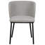 Mina 40cm H Polyester Blend Upholstered Metal Spindle Side Chair-100023809