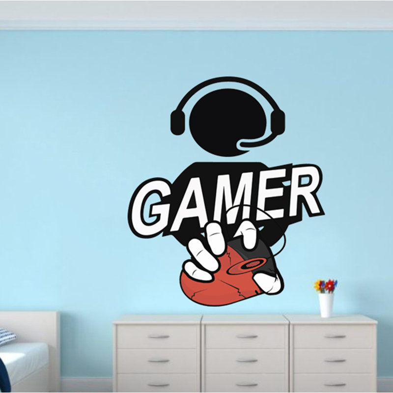 Entertainment Wall Decal, 46" H x 50" W