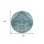 Tapis rond 8 pi