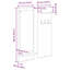 Wall-Mounted Coat Rack With Shelf 70 X 10 X 90 Cm-693974561