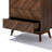 Theo Engineered Wood 48-Inch Tall 5-Drawer Bachelor Chest