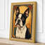 Boston Terrier Art Deco - Wrapped Canvas-539577473-539577479
