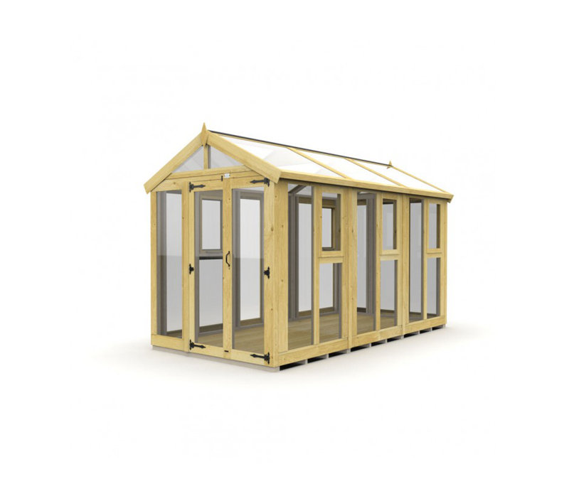 6x12 Glass Green House