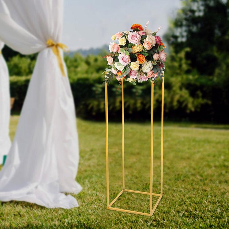Support à fleurs 31,49 pouces 10 pièces en métal pour mariage ou fêtes