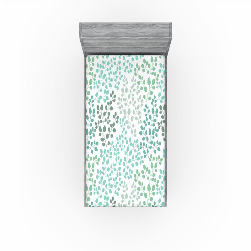 Ensemble de 2 draps-housses Ambesonne, Drap-housse de taille simple