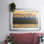 Sunset Flight - Matted and Framed Under Acrylic Glass, Large Living Room Wall Art