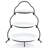 Elama 3 Tier Round Plate Porcelain Serveware Set