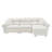 Agirta Velvet L-Shaped Sectional Reversible-2094074792-2087799200