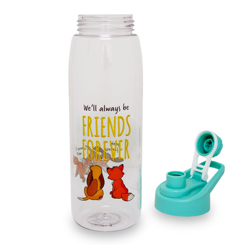 Bouteille d'eau Silver Buffalo Fox and the Hound Friends Forever 28 oz